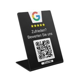 Rating NFC & QR Stand/Display/Sign for Google Restaurant, Shop, Law Firm, etc.