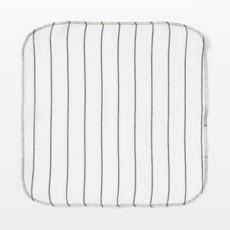 MUJI 84761652 Indian Cotton Yarn-Dyed Dish Towels, Set of 6,