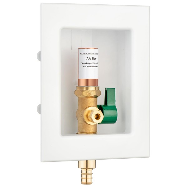 (1 Pack) Lidertik 1/2 inch Crimp PEX-B Pre-Assembled Ice Maker