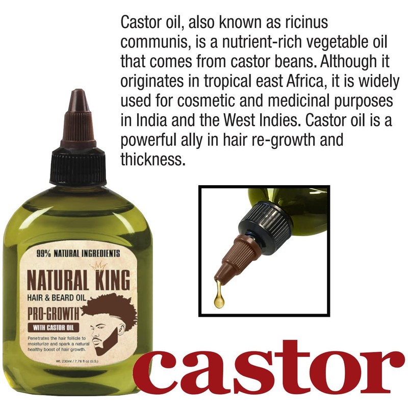 SFC Natural King Pro-growth Castor Hair & Beard Oil 7.1