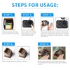 Solar Driveway Alarm Wireless Outside 1800ft Range, Outdoor Motion Sensor