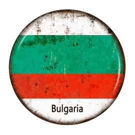 Vinyl Wall Quotes Stickers Bulgaria Cute Wall Decals Home Decorations Global World Flag Travel Trip Wall Decals for Garage Family School Doors 22in