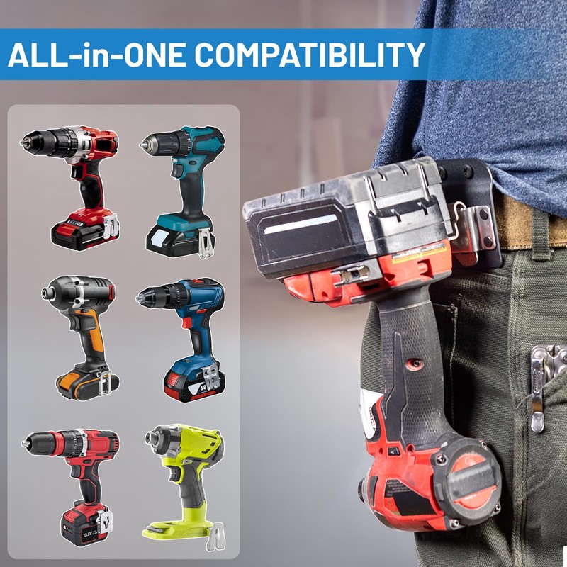 DBREAKS Drill Tool Holster, Belt Holder for Drill for Tool