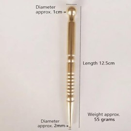 Copper Nose Wand,Massage Wand Pure Dual Tip Stress Relief Tool