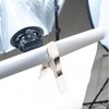 1 Piece White Metal Clamps Chrome Plated Tarpaulin Clamp Heavy