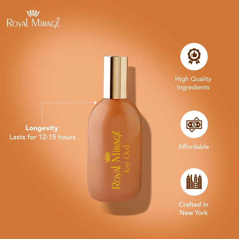 Royal Mirage Just Oud Eau de Cologne - Premium Oud