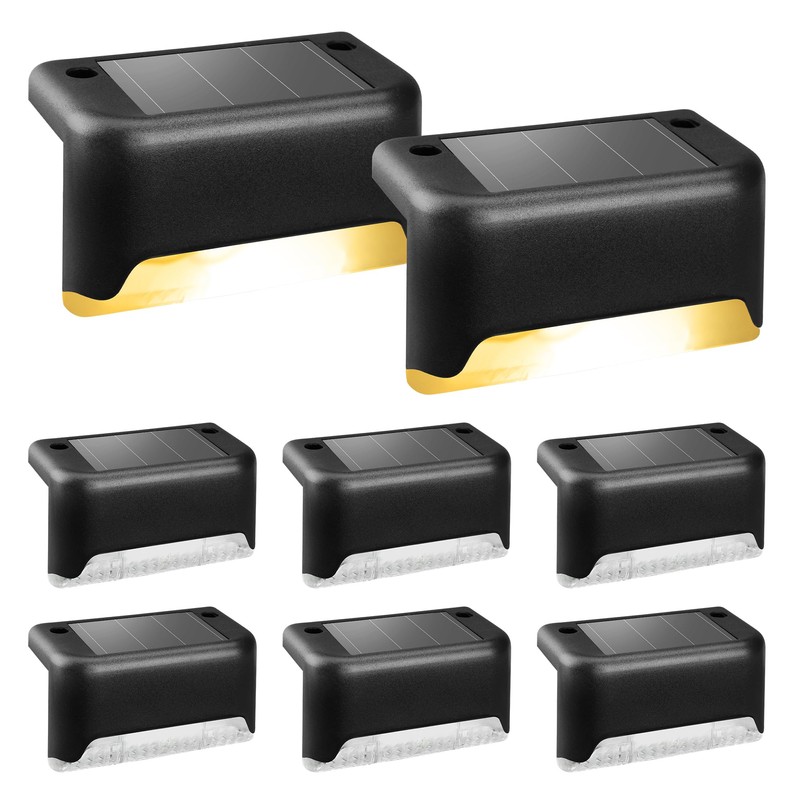 Solpex Waterproof Solar Lights for Outdoor Deck, Fence, Stairs, Yard,