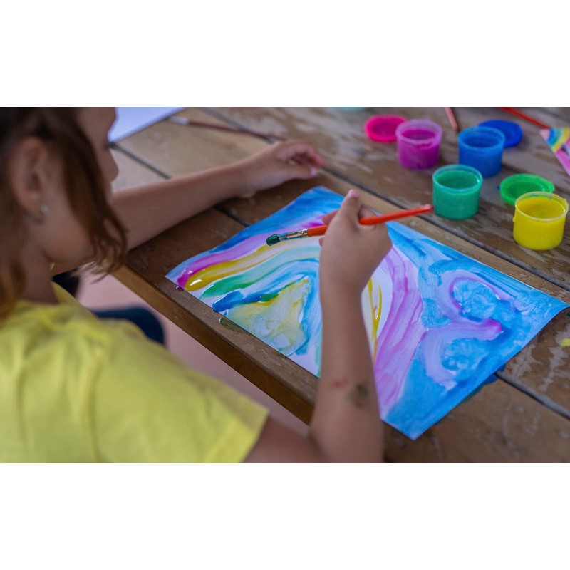 Jovi – Glitter, Box with 6 Pots Tempera Paint, 55