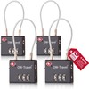 Cable Lock 3 Digit Combination Lock Suitcase Lock Padlock Luggage