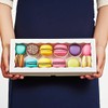 SLShePack 50PCS 12x5x1.5 Inch Cookie Boxes with Window Chocolate Truffle
