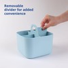 BLUE GINKGO Multipurpose Caddy Organizer - Stackable Plastic Caddy with