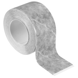 PATIKIL Caulk Tape 1.5" x 10.5 Ft, Self Adhesive Sealing Tape Waterproof Toilet Tub Caulk Sealant Strip Sealing Trim for Kitchen Bathroom Toilet Bathtub Sink Countertop, Dark Grey