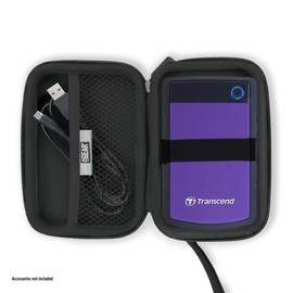 USA GEAR Hard Drive Case - External Hard Drive Case Compatible with WD External Hard Drive, WD Passport, Seagate Portable Hard Drive, Toshiba Canvio, and More Backup Hard Drives - Southwest