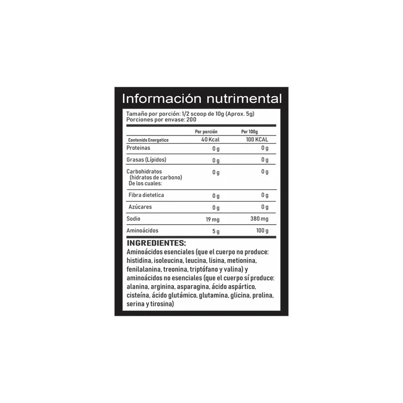 Suplemento Aminoácidos Zata Supplements 1kg Varios Sabores