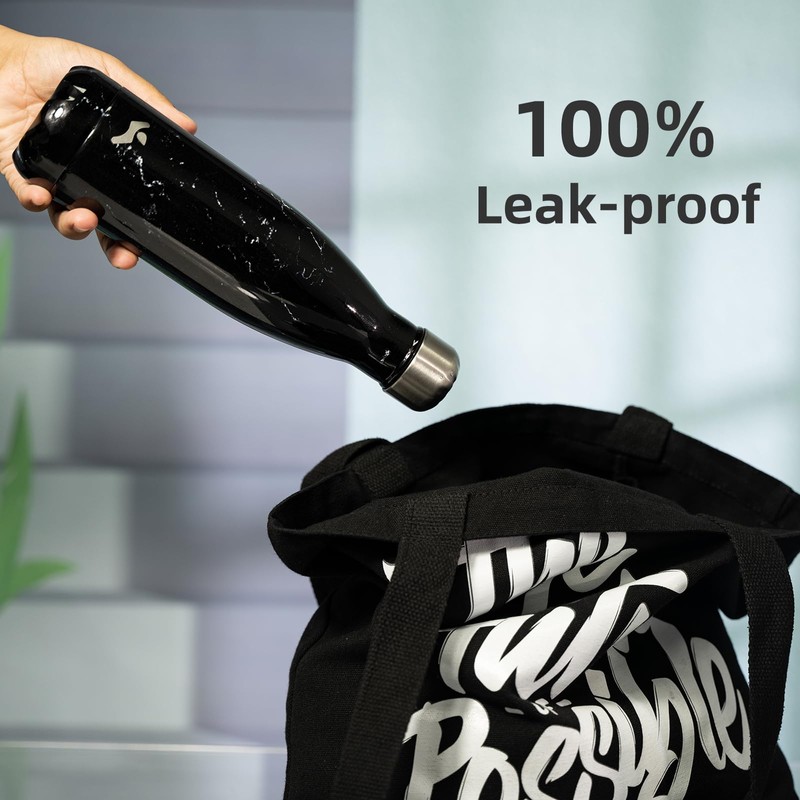 Konokyo Insulated Water Bottles,25 oz Double Wall Stainless Steel Vacumm