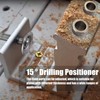 Woodworking Oblique Hole Locator 15° Drilling Positioner Inclined Digging Hole