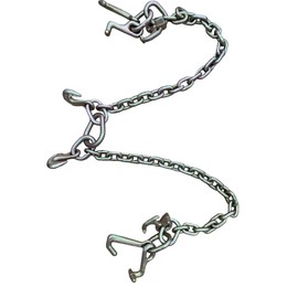 5 STAR RJT Hook 5/16" X 10' G70 Tow Chain V-Chain Flatbed Truck Rollback Wrecker T177