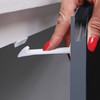 Dreambaby Adhesive Safety Latches for Drawers & Cabinets, White, 4
