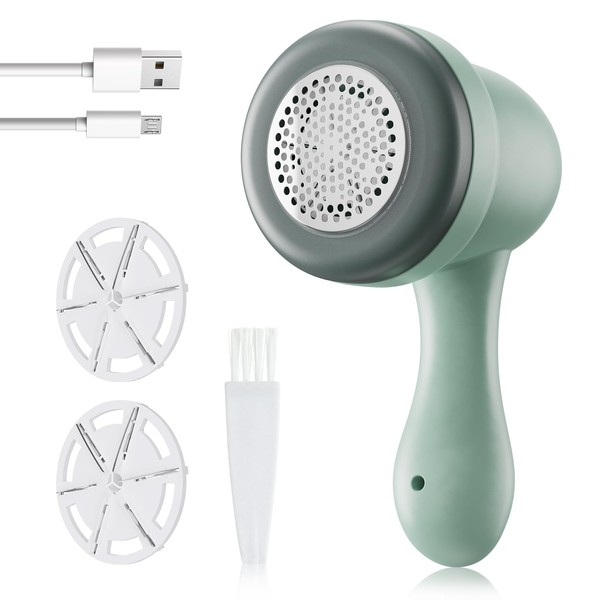 Pompom Remover for Clothes, Lint Remover with 2 Extra Blades,
