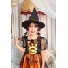 クリアストーン(Clearstone) コスプレ ハロウィン メロディドレス キッズ 120cm 女の子 オレンジ
