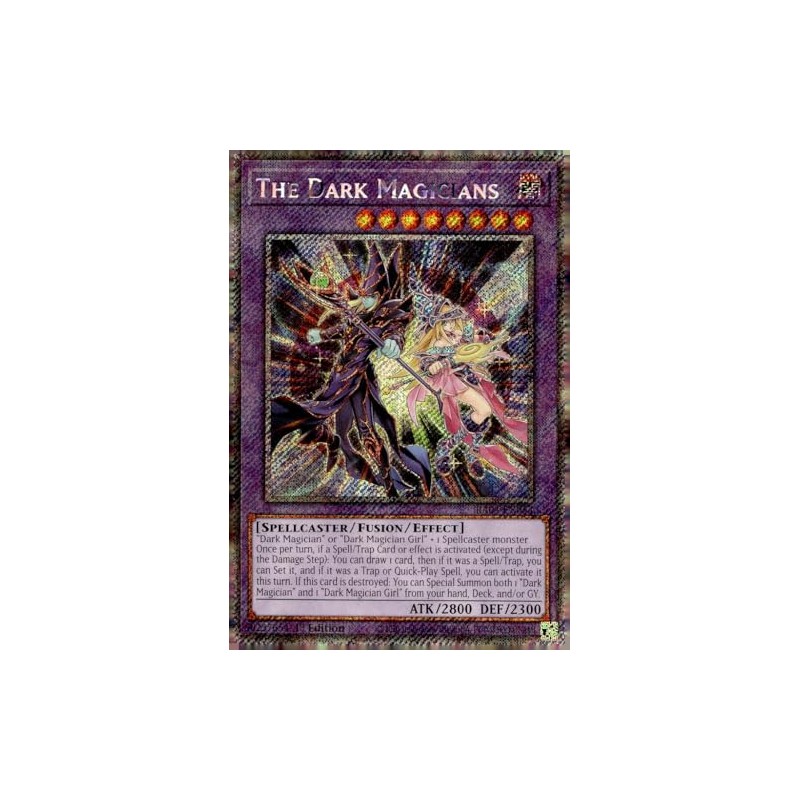 The Dark Magicians (Platinum Secret Rare) - RA04-EN054 - Platinum