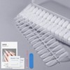 BEIHOO Nail Tip, Clear, Third Generation 0.008 inch (0.2 mm),