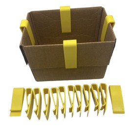 Cardboard Box Clips -Chip/Trash/Garbage Bag Clip - Set of (12) - 3 1/2" x 1 1/4" Large