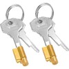 2 Packs Newly Upgraded Brass Keyhole Locks Mortise Lock with
