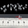 KAUNTY Silicone Clear Earring Backs, 200 PCS Bullet Clutch Safety