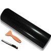 DIYAH 4D Black Carbon Fiber Vinyl Wrap Sticker Air Release