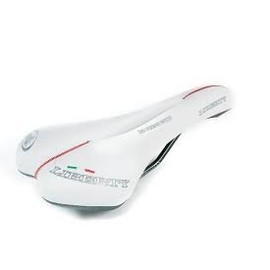 Montegrappa Liberty Saddle White for Bicycle MTB and Racing Saddle Hole Prostate Friendly