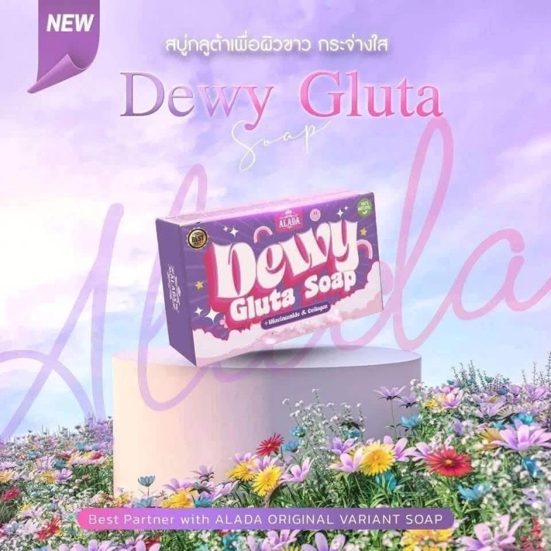 ALADA Natural Dewy Gluta Soap 70g – With Niacinamide &