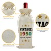 75th Birthday Gifts for Women Men Wine Bag 75 Years