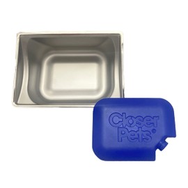 Closer Pets Stainless Steel Insert and Ice Pack - Compatible with The MiBowl Automatic Microchip Pet Feeder