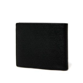 Daks (신세계강남점)DBWA2F833BK FELTON 블랙 가죽 DD로고 모던 클래식 반지갑 (DBW A2F833BK) FELTON Black Leather DD Logo Modern Classic Wallet