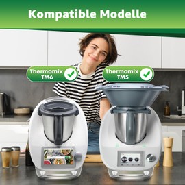 For Thermomix TM6 Sliding Board, Acrylic Sliding Board Accessories, Quick Moving Rolling Board for Thermomix Vorwerk Food Processor TM 6 TM5 Accessories Underlay Board (Transparent)