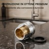 WestCH 16 pezzi Adattatore per Rubinetto in Metallo, Connettore per