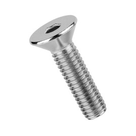 SZJIUZYD #6-32 x 3/8" Flat Head Socket Cap Screws Countersunk Bolts 304 Stainless Steel, Fully Thread, 50 PCS