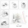 DOTOTO Genérico Kit Mecanismo PERSIANA Enrollable para Tubo DE 38MM,2