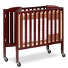 Dream On Me 3-in-1 Folding Portable Crib, Cherry, Large