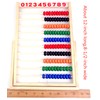 MAGIKON Wooden Counting Number Frame, 10 Rows Abacus for Kids