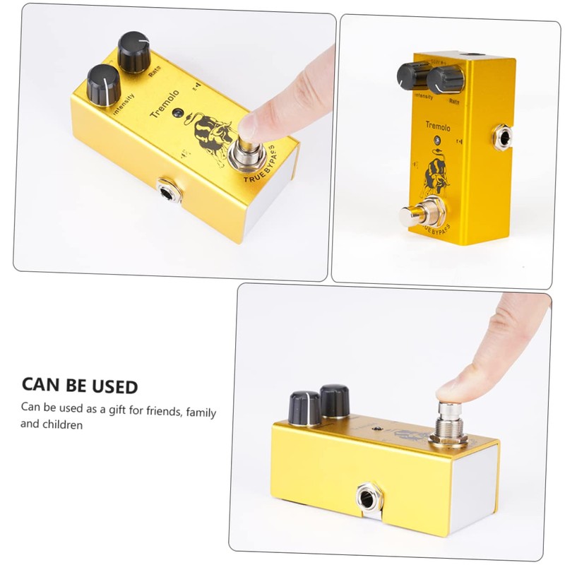 Kisangel Guitar Tremolo Effect Pedal with True Bypass Compact Simulation