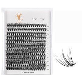 ACTROL Individual Eyelash Lashes Clusters 20D 0.07 14-20mm Mix D Curl - Natural & Bold Volume Lashes, Reusable DIY Lash Extensions for Customized Looks - Hypoallergenic & Cruelty-Free
