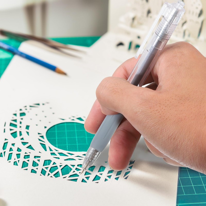 PATIKIL Pen Cutter, 6 Pcs Tungsten Head Retractable Precision Craft