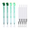 Temiary 4 Pcs Cute Retractable Erasable Gel Ink Pens &