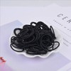 Driew Small Hair Ties, 200 pcs Mini Black Hair Ties