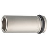 トネ(TONE) インパクト用ロングソケット 6NV-27L 差込角19.0mm(3/4") 二面幅27mm