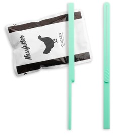 Pack of 2 – Bag Squeezer | Scraper / Squeezer for Wet Food Bags | Mint | Dishwasher Safe Emptying Aid for Wet Food in Sauce or Jelly | Empty the Bags without Residual