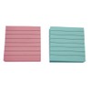 speed mao Simple Square Notepad, Ruled, 6 Colors, Set of