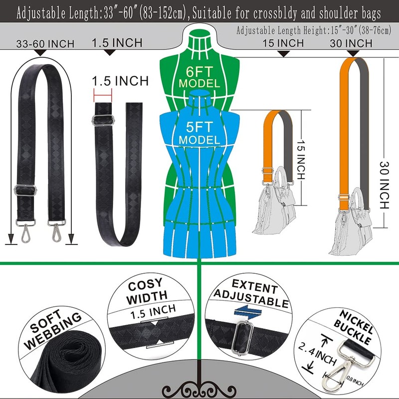Shoulder Strap Men's Bag Strap Women